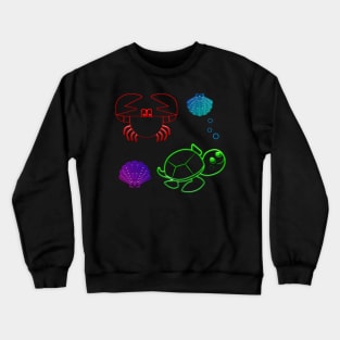 Turtle and Crab Crewneck Sweatshirt